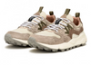 YAMANO 3 MIXED SUEDE/NYLON SNEAKER - OFF WHITE / BEIGE