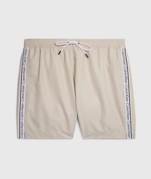  TAPED SIDE MID LENGTH SWIM SHORTS STONEY BEIGE 0810