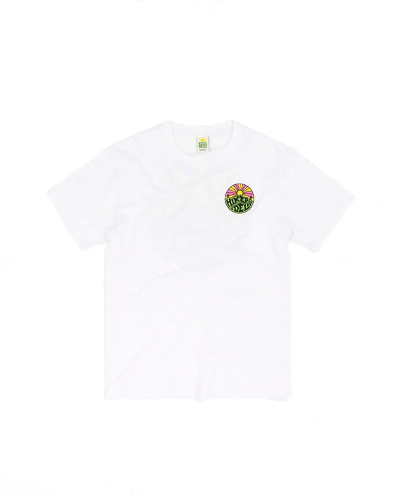 HIKERDELIC ORIGINAL LOGO SS T-SHIRT WHITE