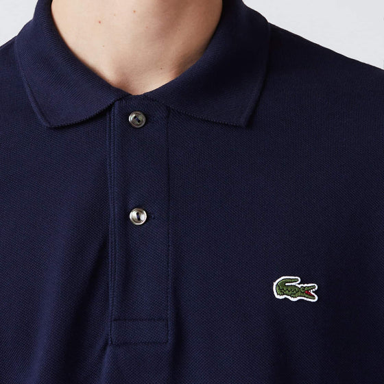 L.12.12 CLASSIC FIT PIQUE POLO SHIRT NAVY (166)