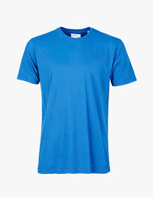  CLASSIC ORGANIC CREW NECK T-SHIRT PACIFIC BLUE