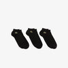 3 PACK TRAINER SOCK BLACK BLACK BLACK 8VM