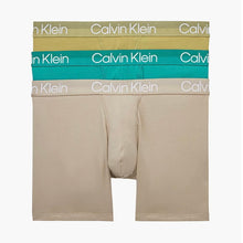  3 PACK MODERN STRUCTURE BOXER BRIEF - DEEPLAKE/PISTACHE/WINTERLINEN (6XZ)